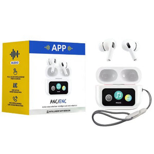 A9 PRO ANC/ENC DISPLAY TOUCH CONTROL BT 5.4 Wireless EARBUDS