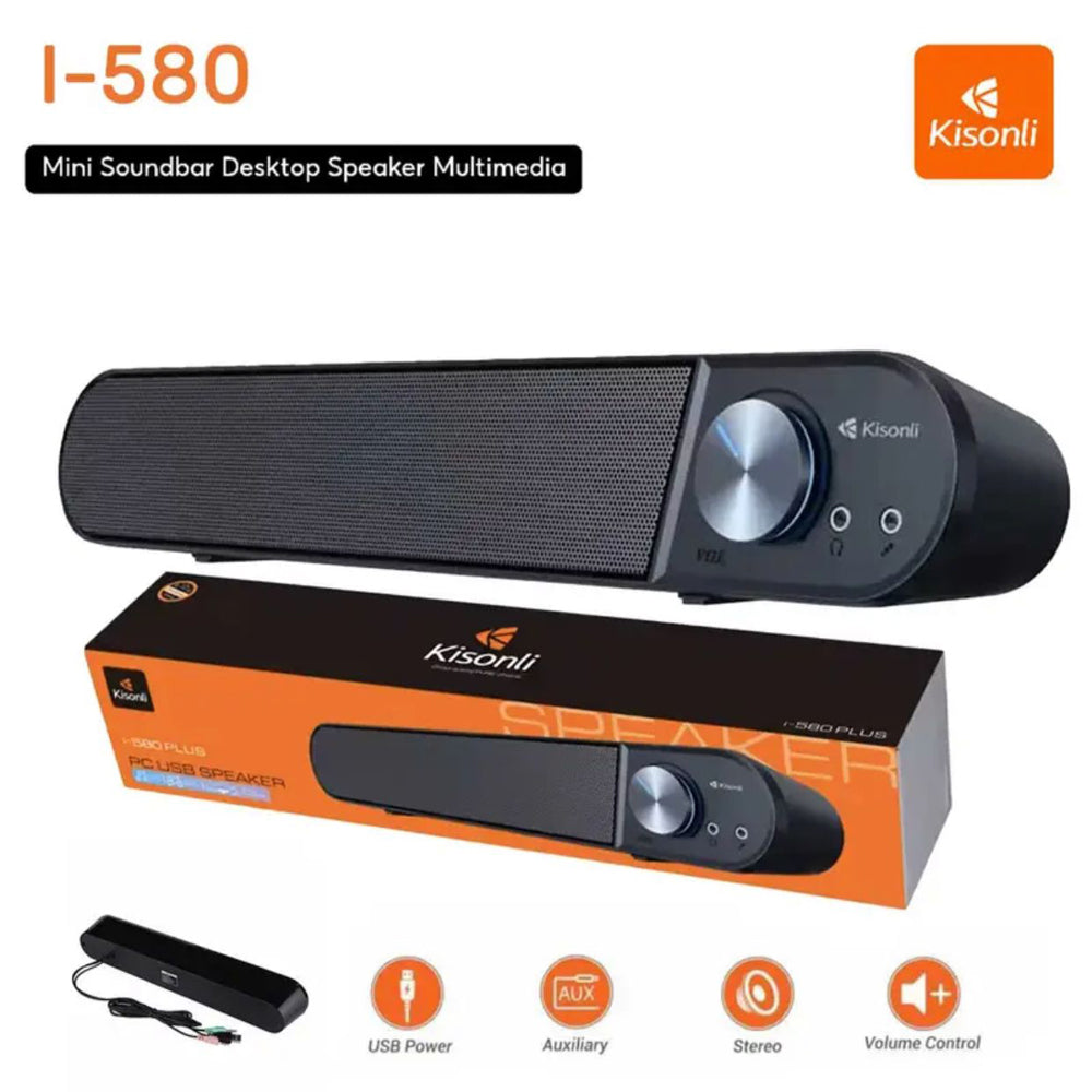 KISONLI I-580 USB SOUNDBAR SPEAKER SYSTEM