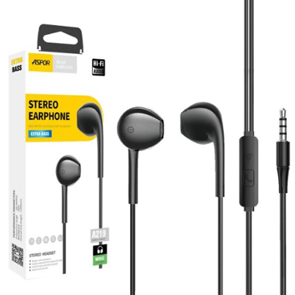 A219 Aspor Universal 3.5mm Earphone/Handfree