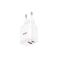 Aspor A821EU 20W PD & QC Dual-Port Fast Charger (EU PLUG)