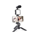 Ay-49 Video Making Kit Vlogging Tripod Triple Band Light