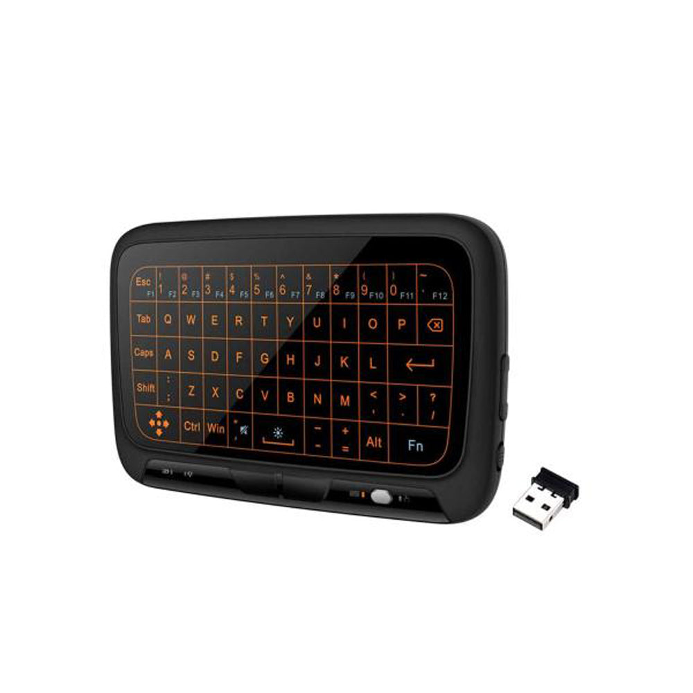H18+ 2.4GHZ WIRELESS KEYBOARD FULL TOUCHPAD WITH BACKLIGHT
