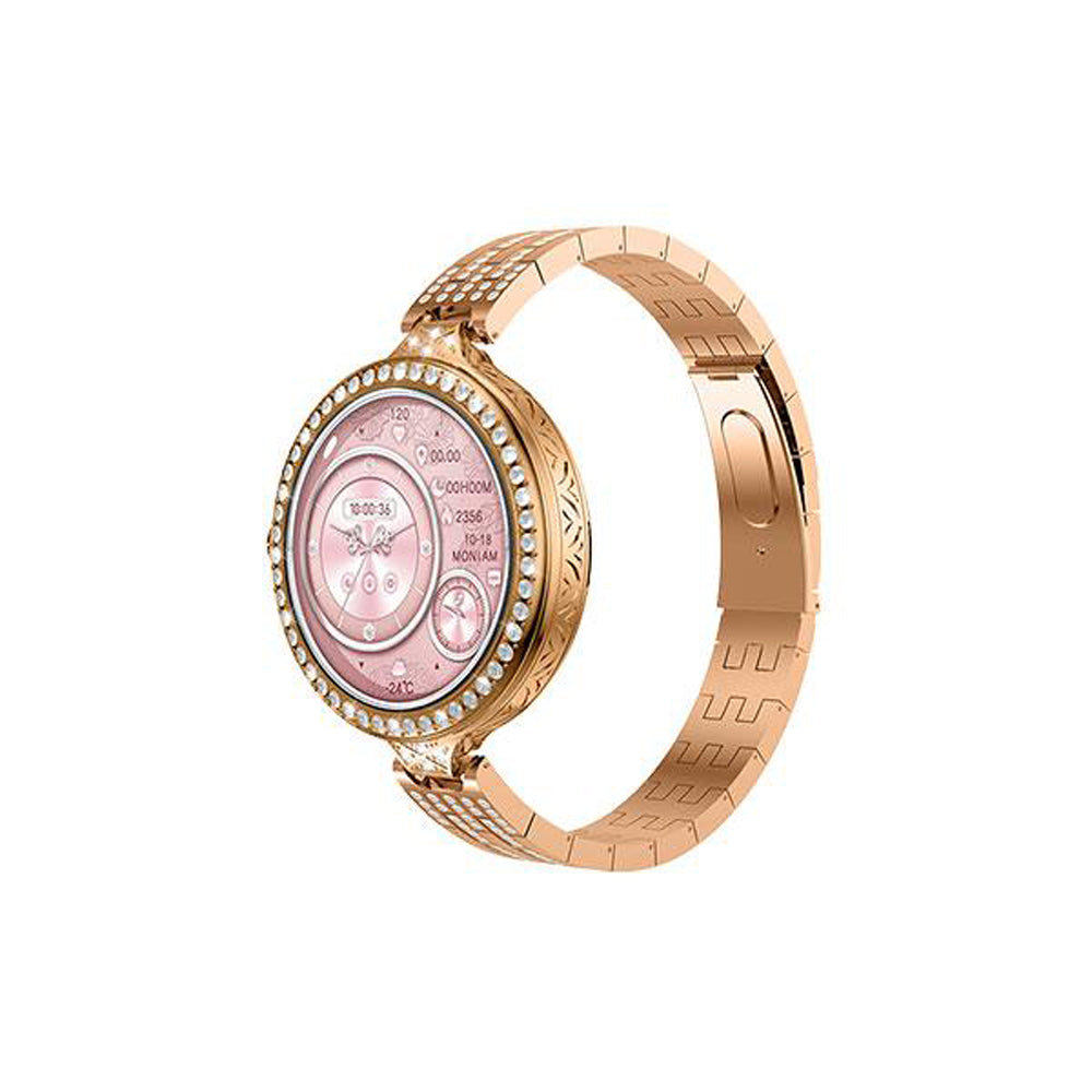 Hw16 Mini Luxury Women Rose Gold Smart Watch