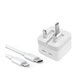 IPHONE 3 Pin 50W USB-C+C Adapter With USB-C TO CABLE