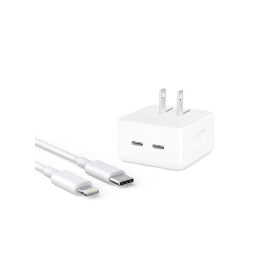 Iphone 2 Pin 50W USB-C+C Power Adapter With Cable