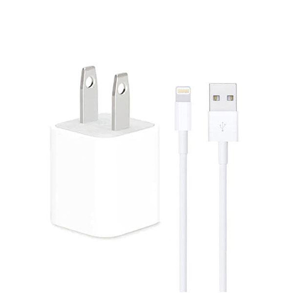 Iphone Usb 5W Power Adaptor US Pin With Usb Cable