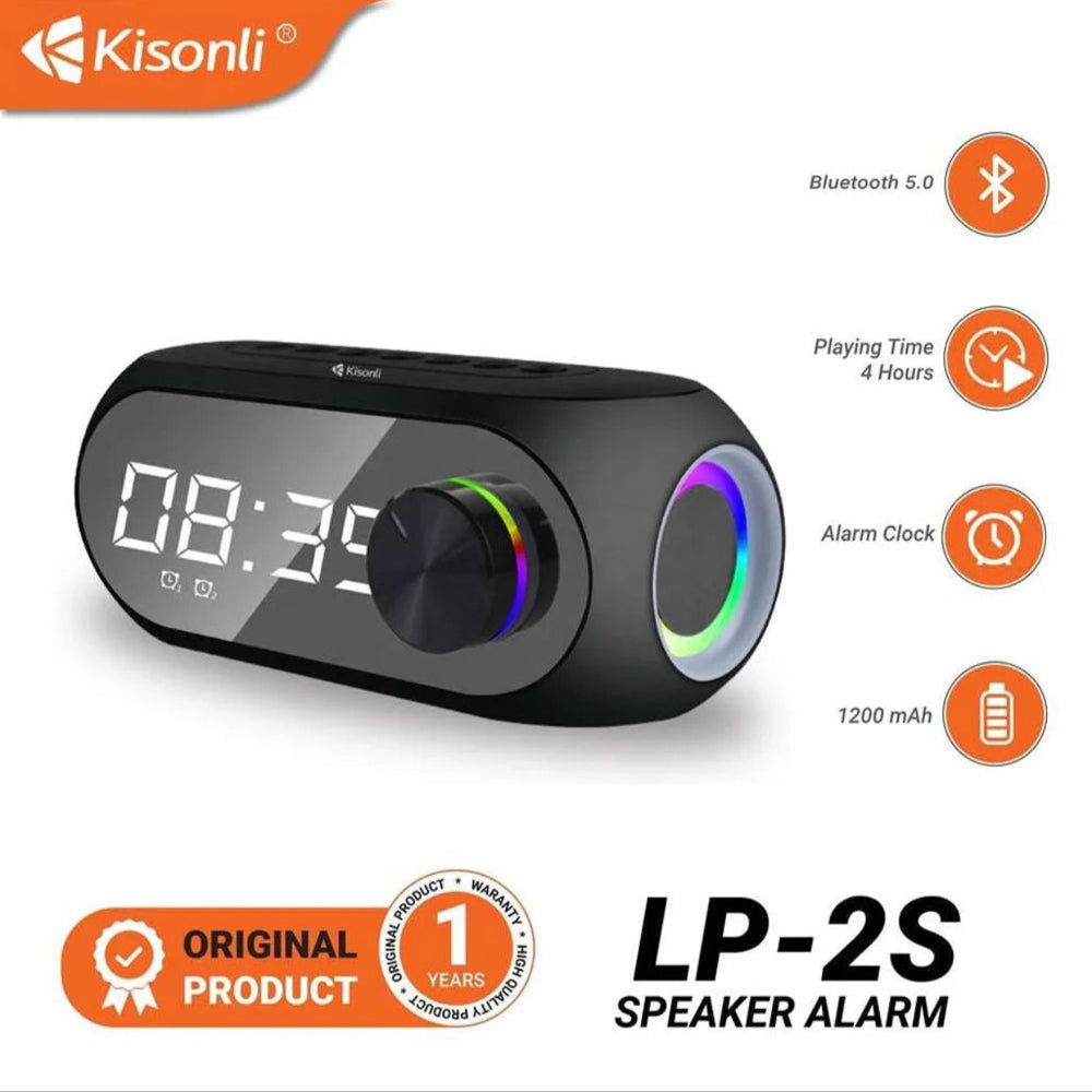 KISONLI LP-2S ALARM CLOCK BLUETOOTH