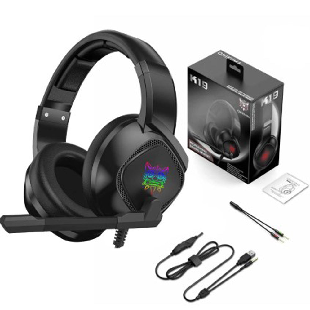 ONIKUMA K19 RGB WIRED STEREO GAMING HEADSET