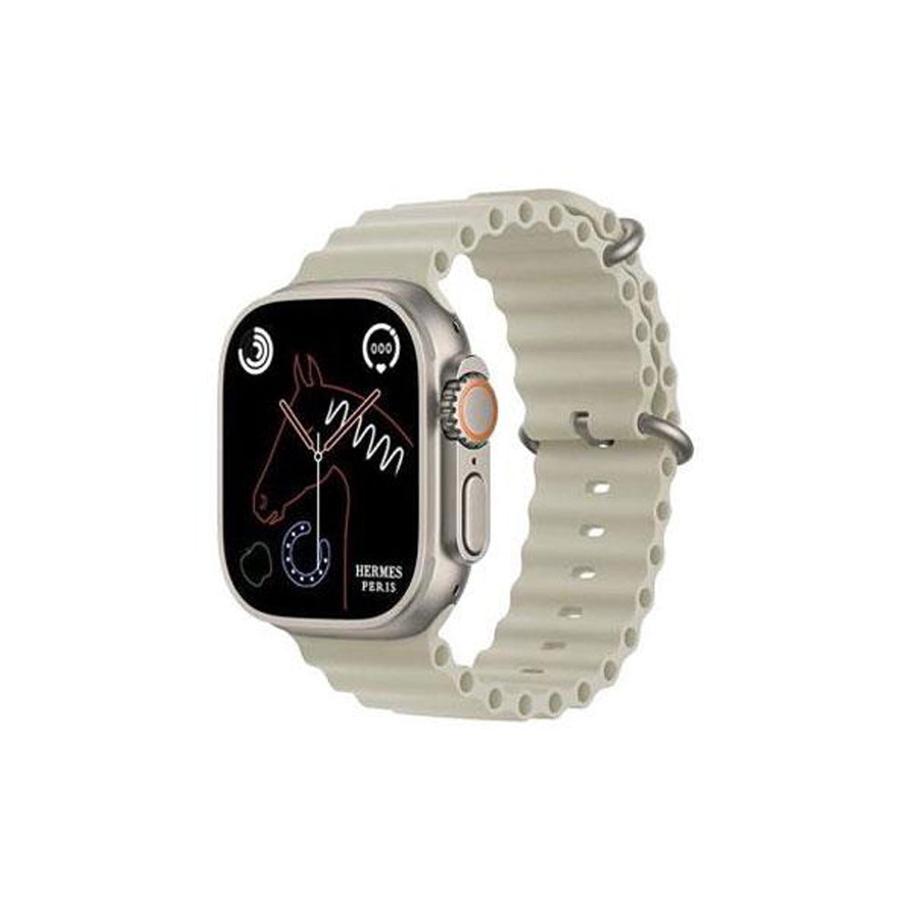 Silver Hk10 Ultra 3 Amoled Display G Sensor With Wearfit pro App
