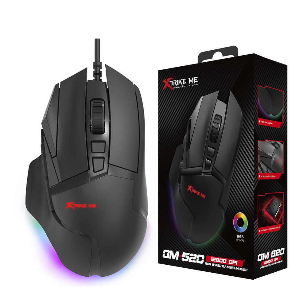 XTRIKE ME GM520 RGB Wired Gaming Mouse