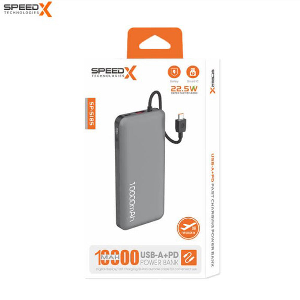 SPEEDX SP-S185 22.5W 10000MAH SUPER FAST CHARGING POWER BANK